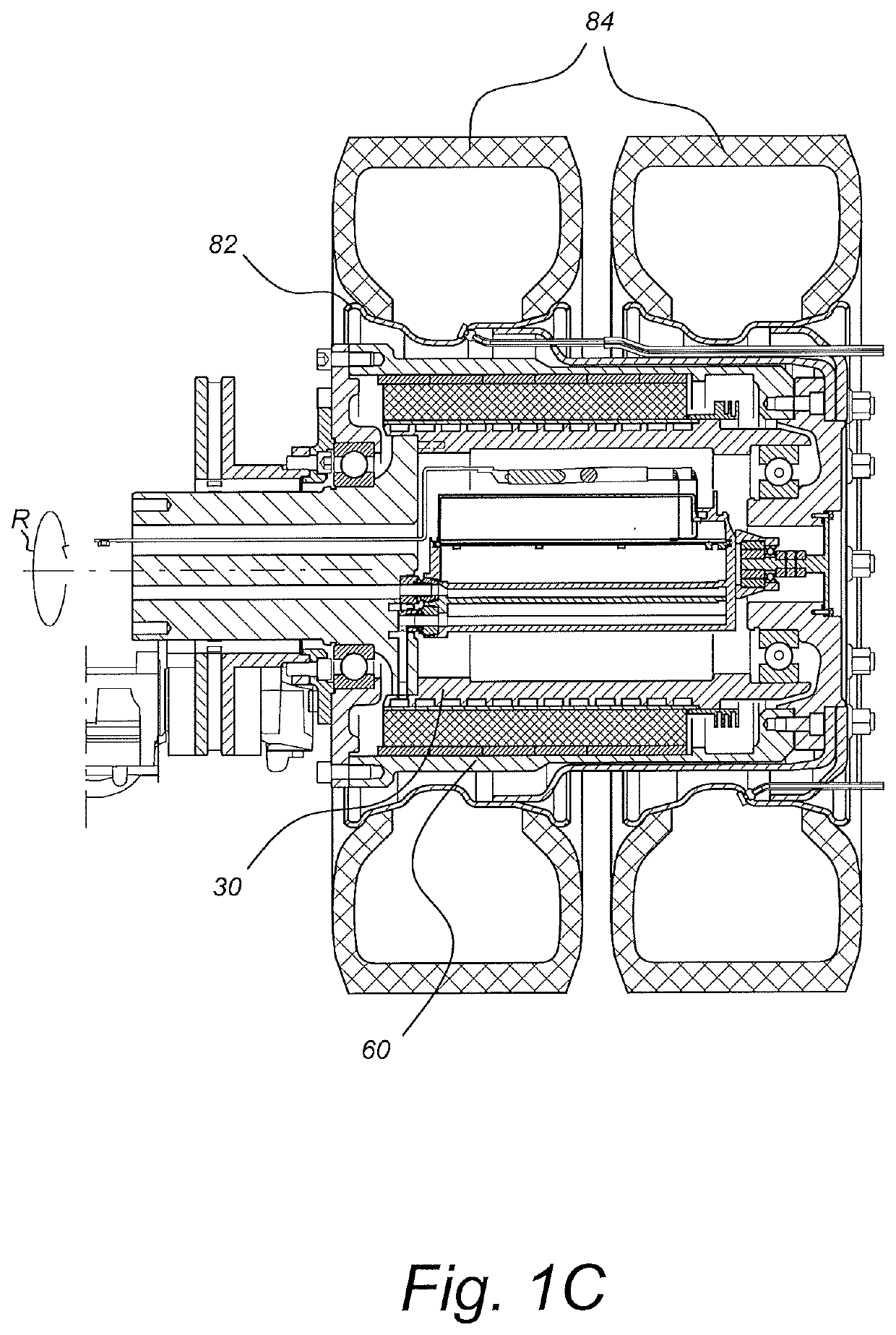 In-wheel electric motor provided with an inverter and method of manufacturing such an in-wheel electric motor