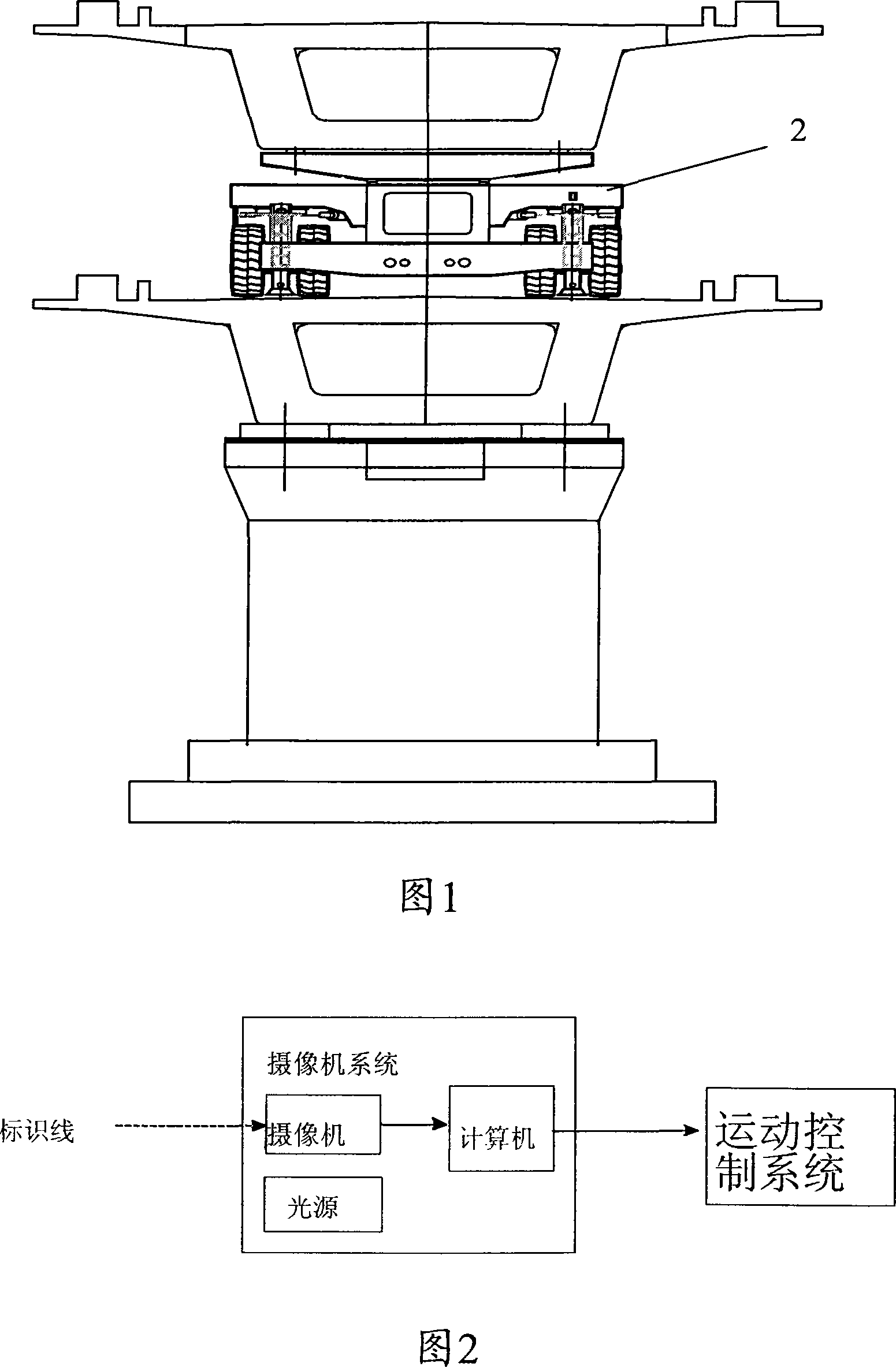 Control method for automatic drive of large engineering vehicle and system thereof