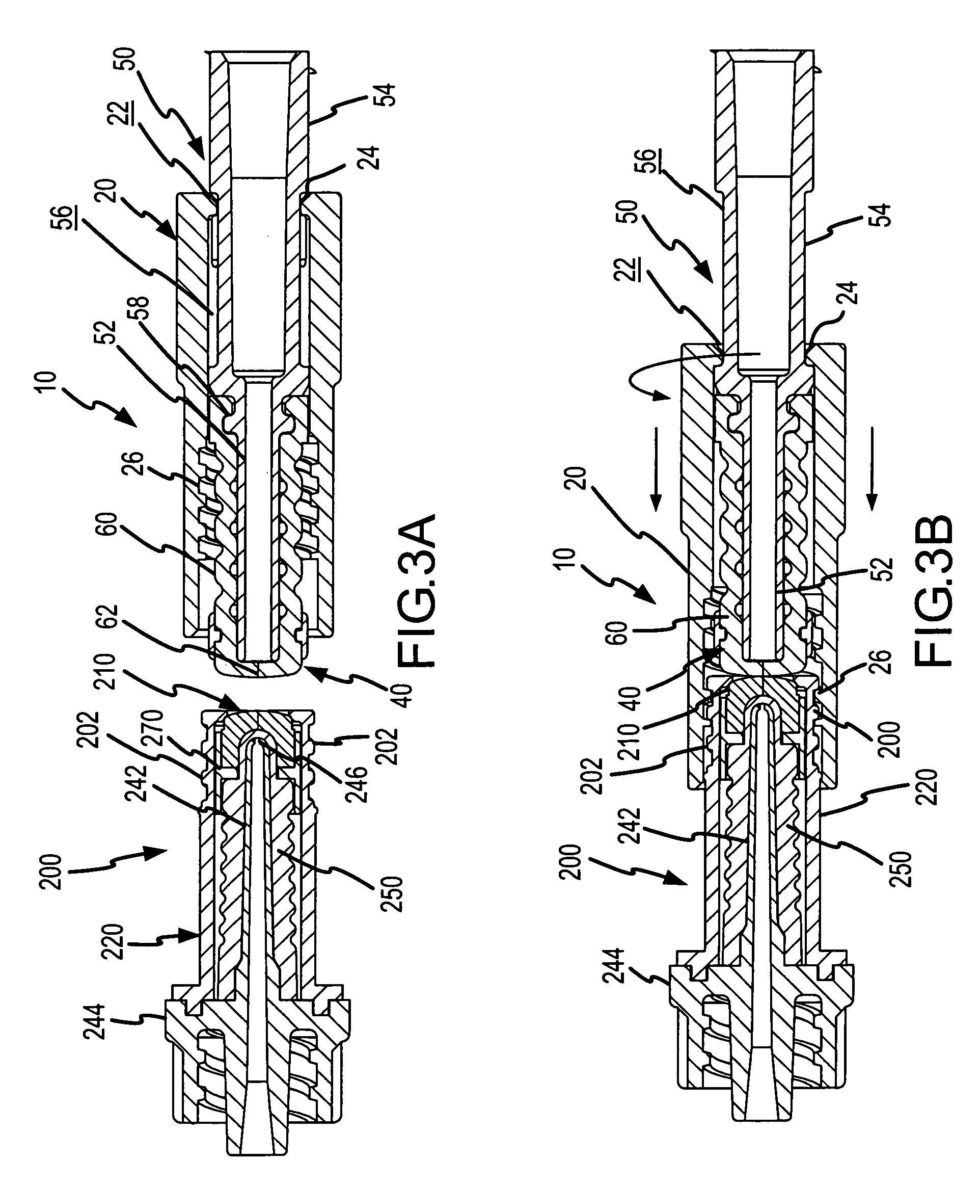 Swabable fluid connectors and fluid connector pairs