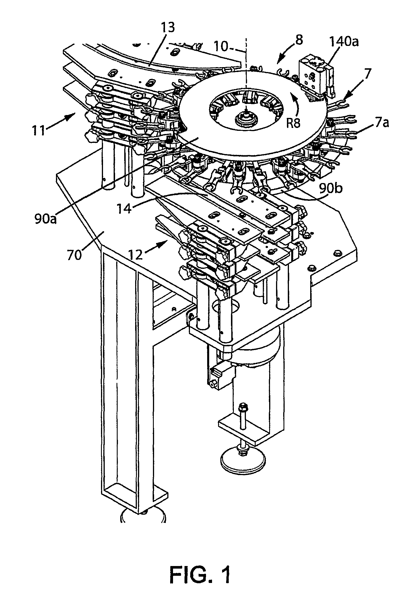 Container switching device