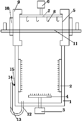 Poultry slaughtering and blood draining device