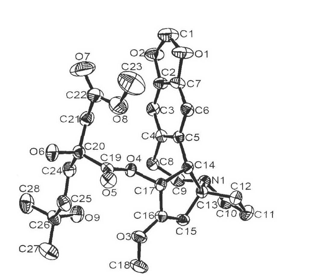 High-efficiency high-stereoselectivity semisynthesis method of harringtonine and allied alkaloids