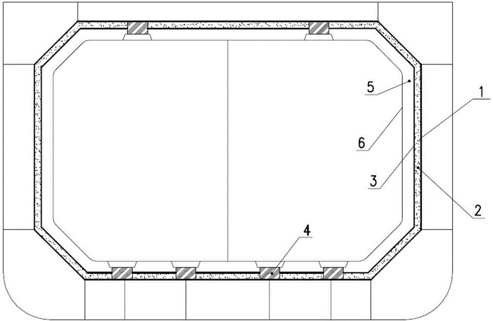 Local secondary screen bulkhead applied to B type independent cabin and boat or ocean structure