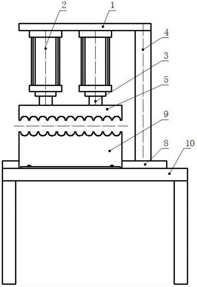 Efficient protection tube pressure-welding machine