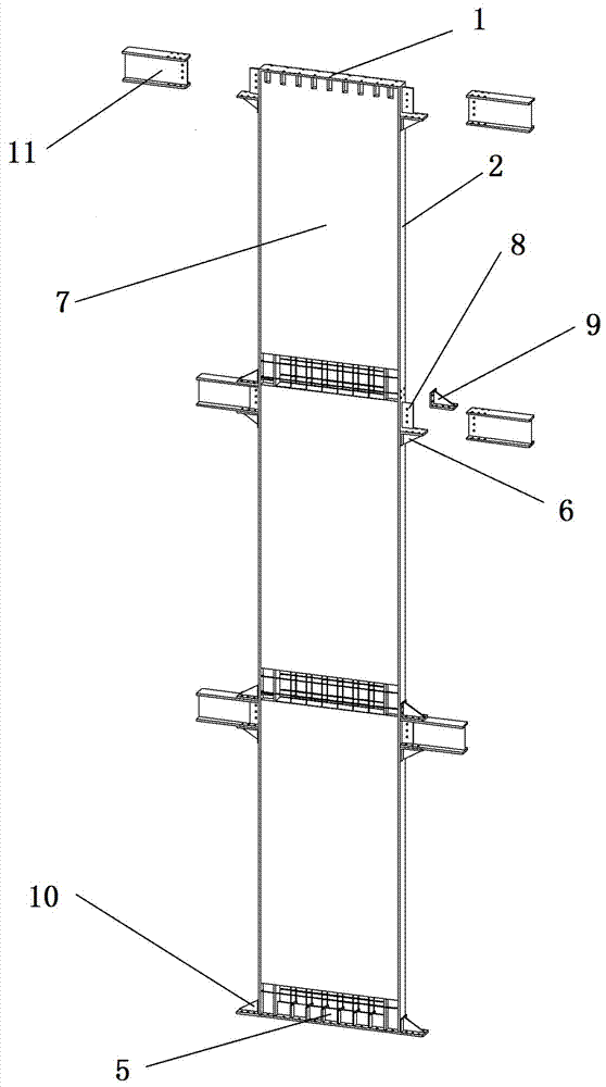 Assembly type steel-concrete composite structure residential system and construction method thereof