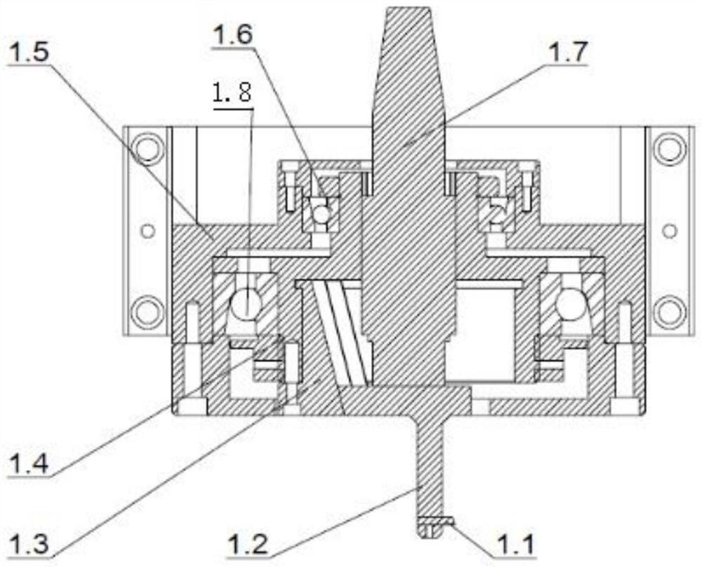 Novel inverted taper hole boring head