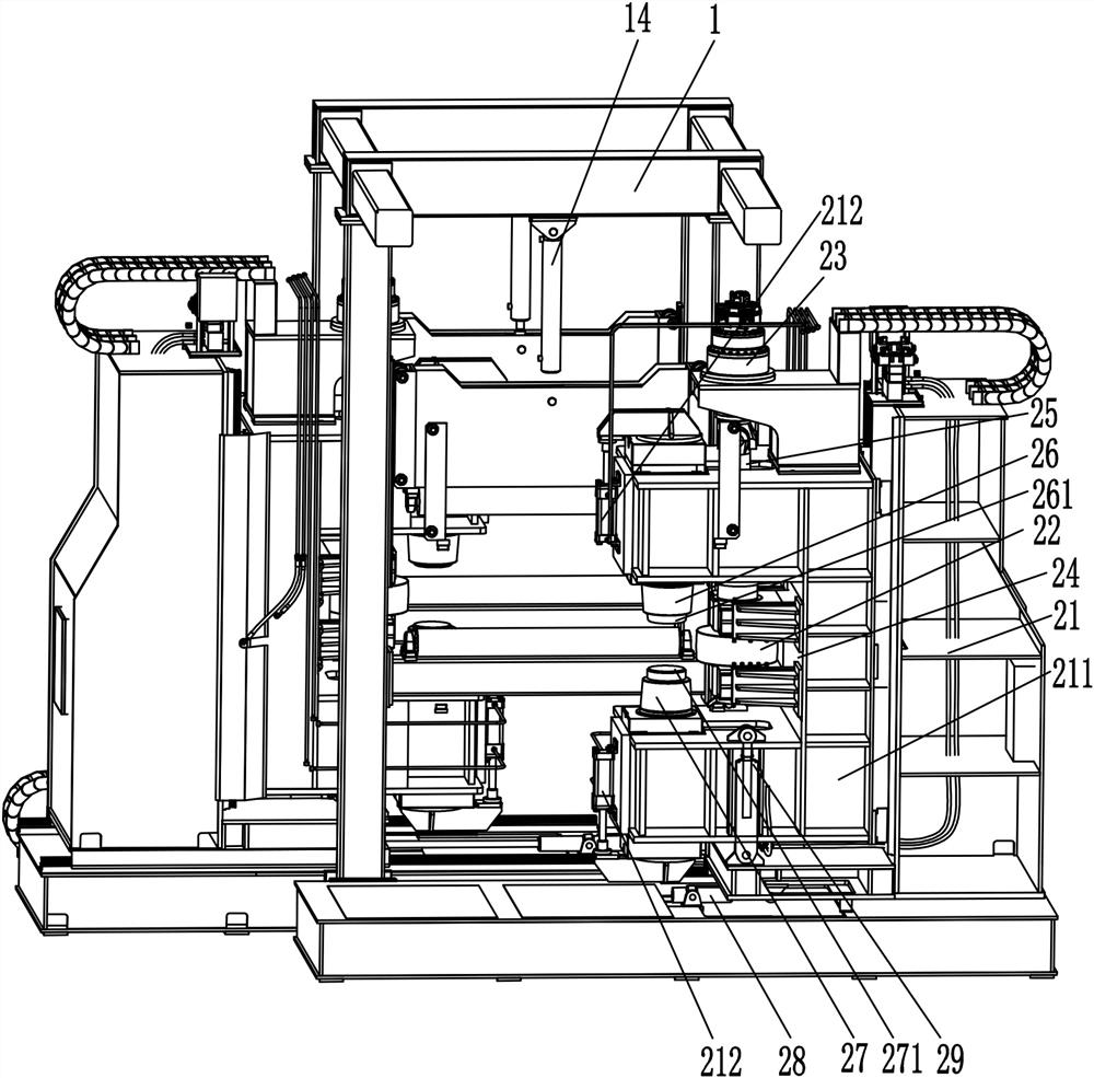 Horizontal straightening machine