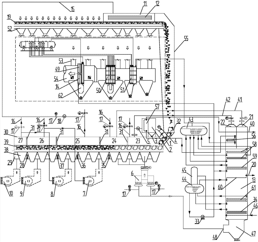 Totally closed loop cooler waste heat recovery device