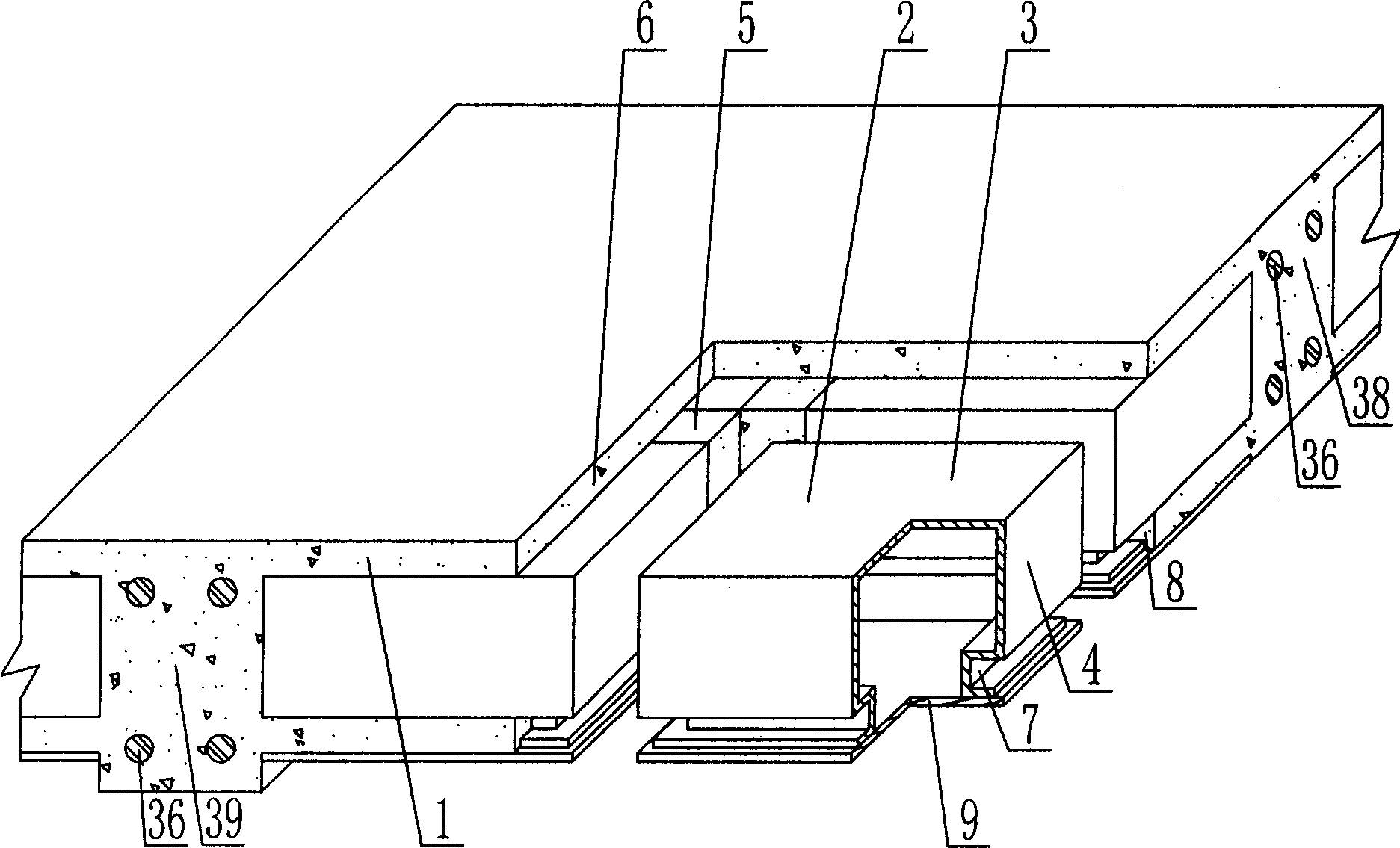 Cast-in-situ concrete slab