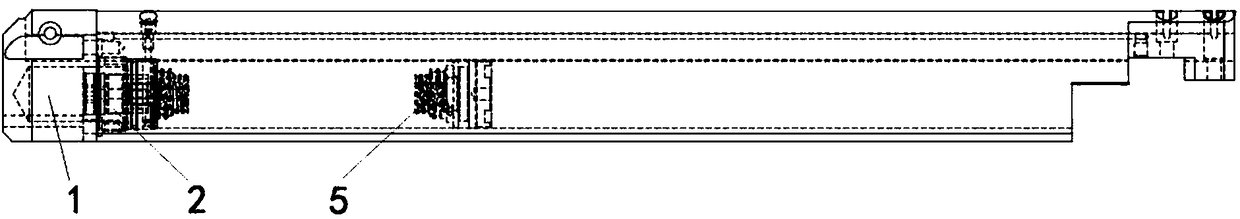 Double-spring balancing cylinder assembly