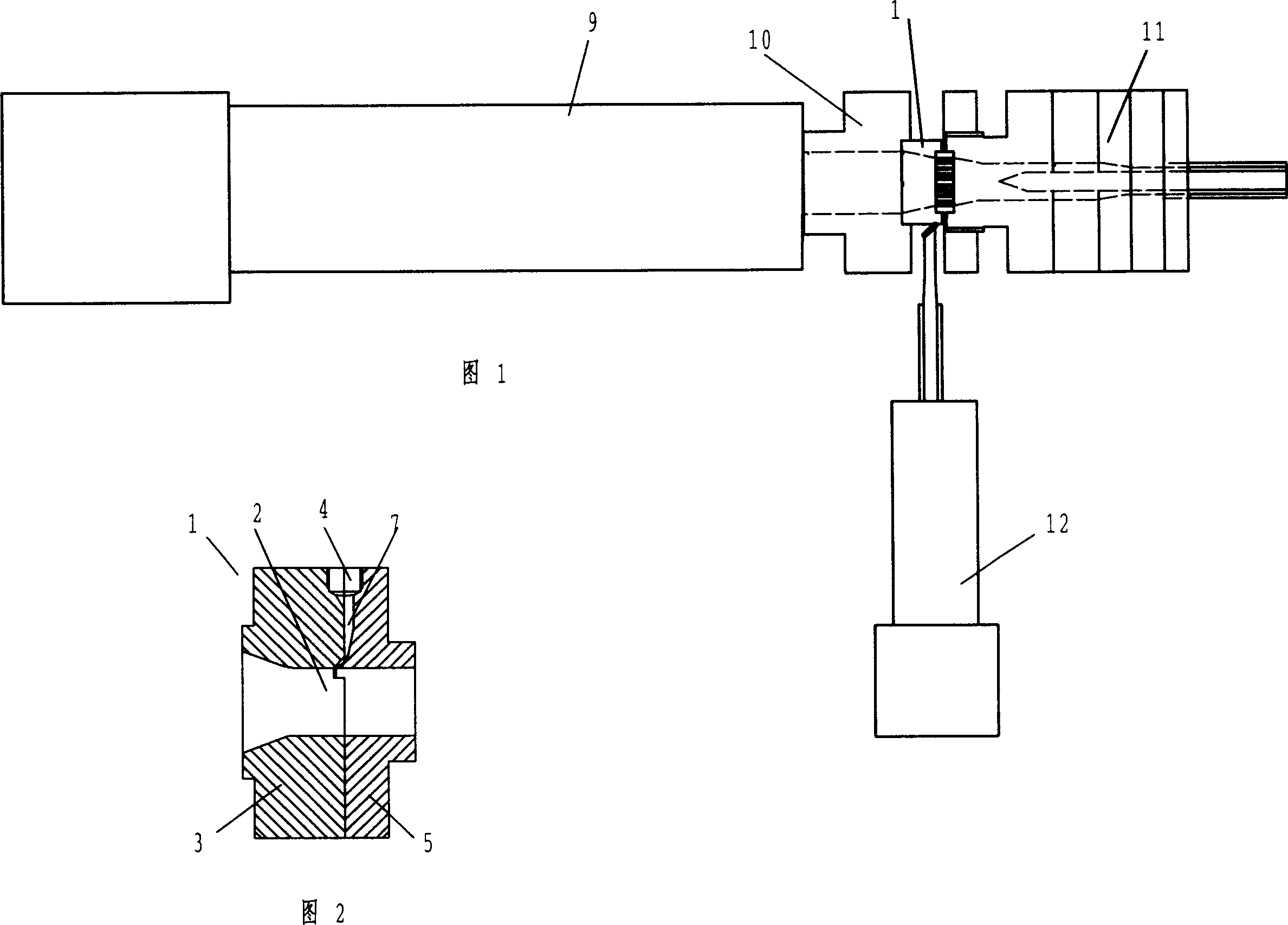 Apparatus for machining coated plastic door and window section bar