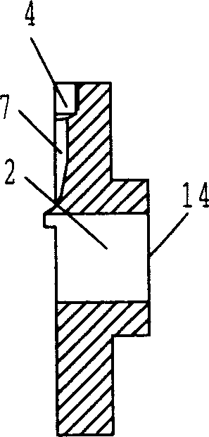 Apparatus for machining coated plastic door and window section bar