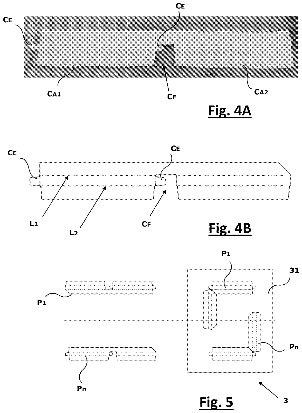 Method of manufacturing a package for flat plates and blank for said package