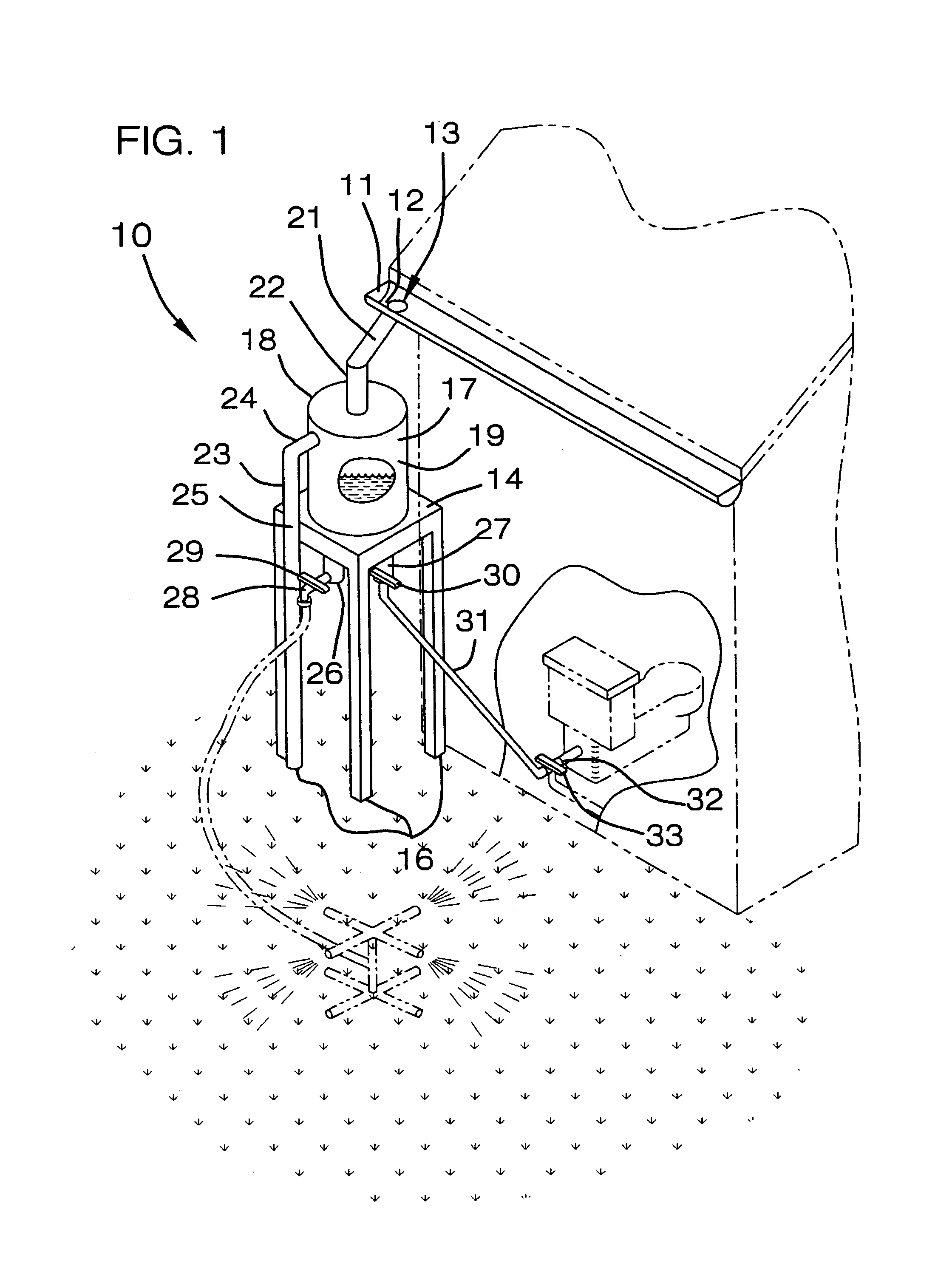 Rainwater collection and dispensation system