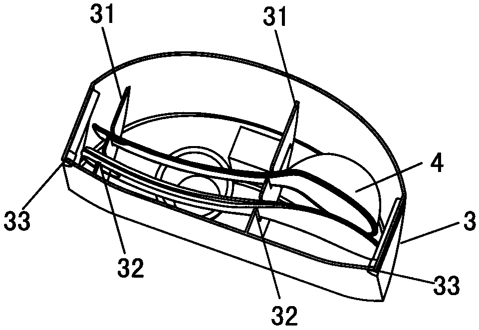 Cooking device capable of containing attached articles