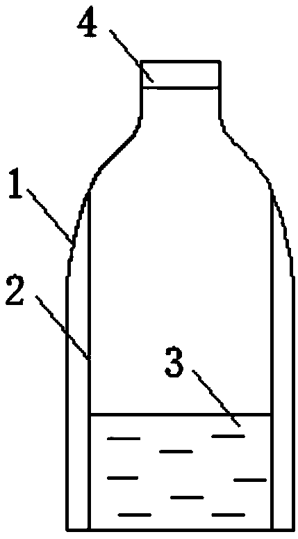 A device for reducing seepage and diffusion of landfill seepage based on forward osmosis