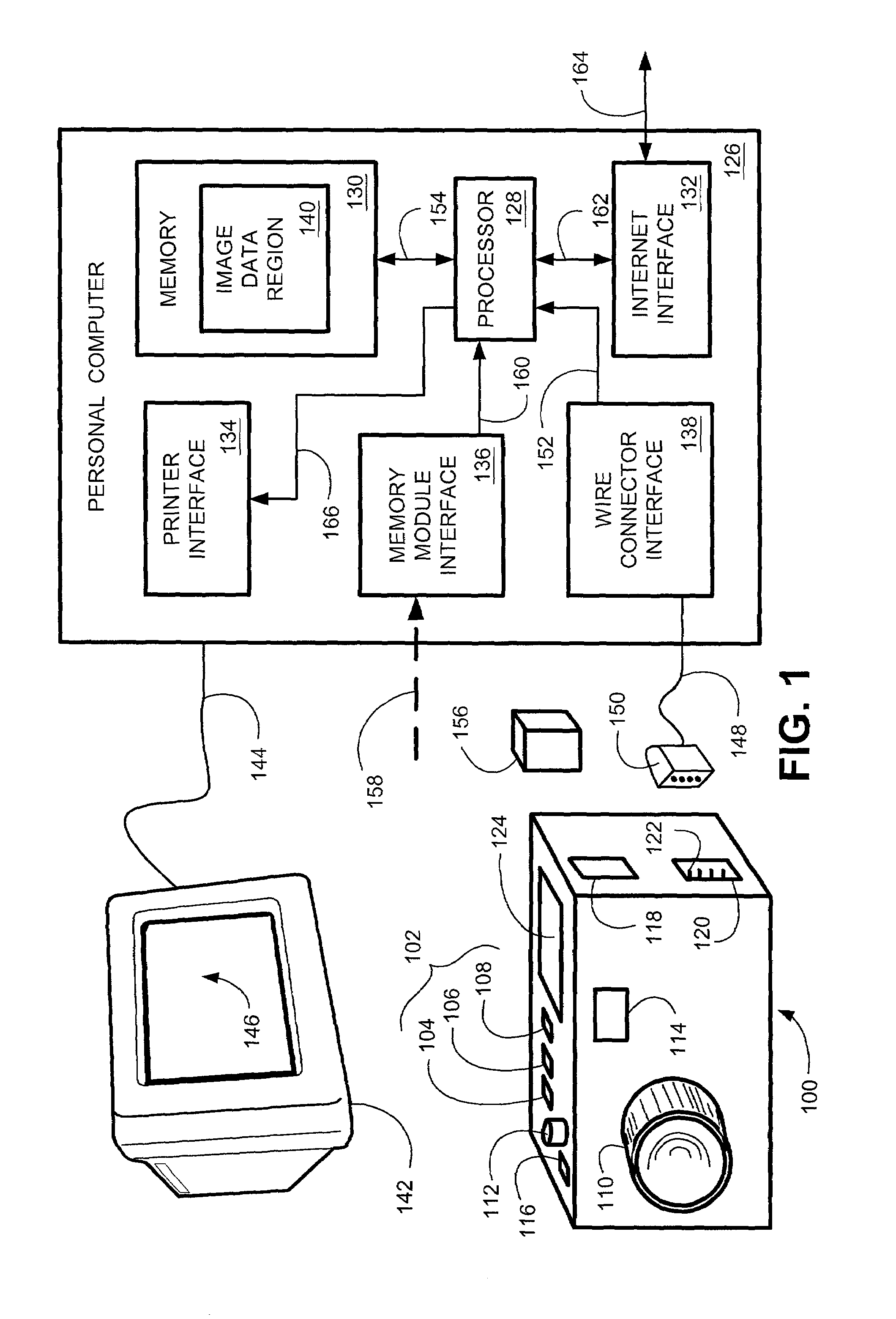 System and method for a simplified digital camera interface for viewing images and controlling camera operation