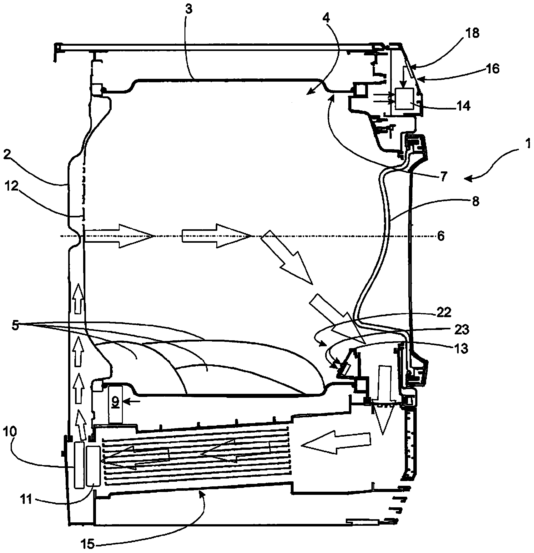 A method of controlling a rotatable-drum laundry dryer and a rotatable-drum laundry dryer implementing the method