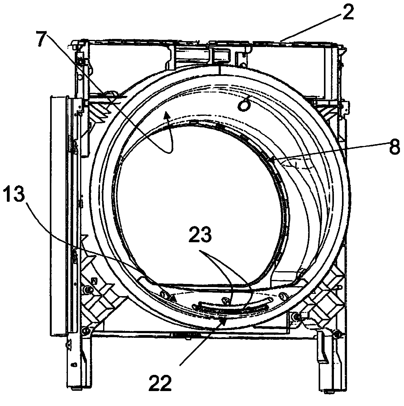 A method of controlling a rotatable-drum laundry dryer and a rotatable-drum laundry dryer implementing the method