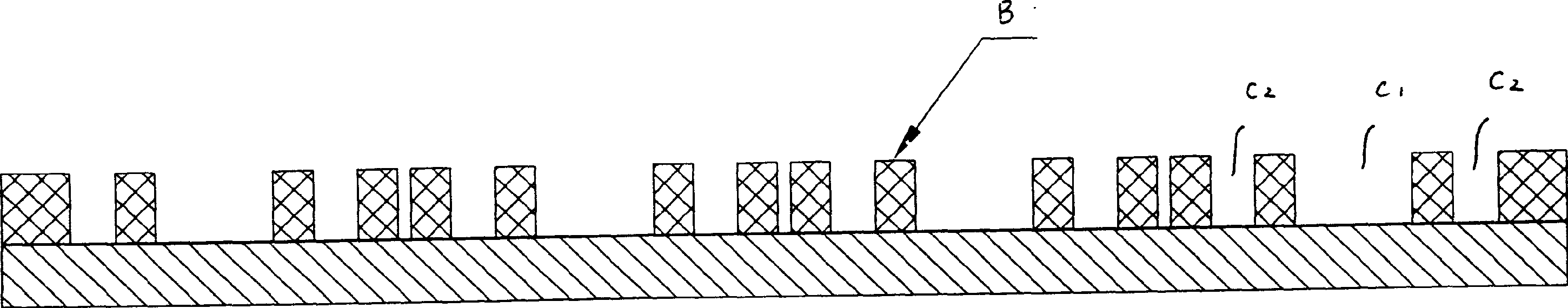 Ultrathin pinless packaging process of integrated circuit and discrete component and its packaging structure