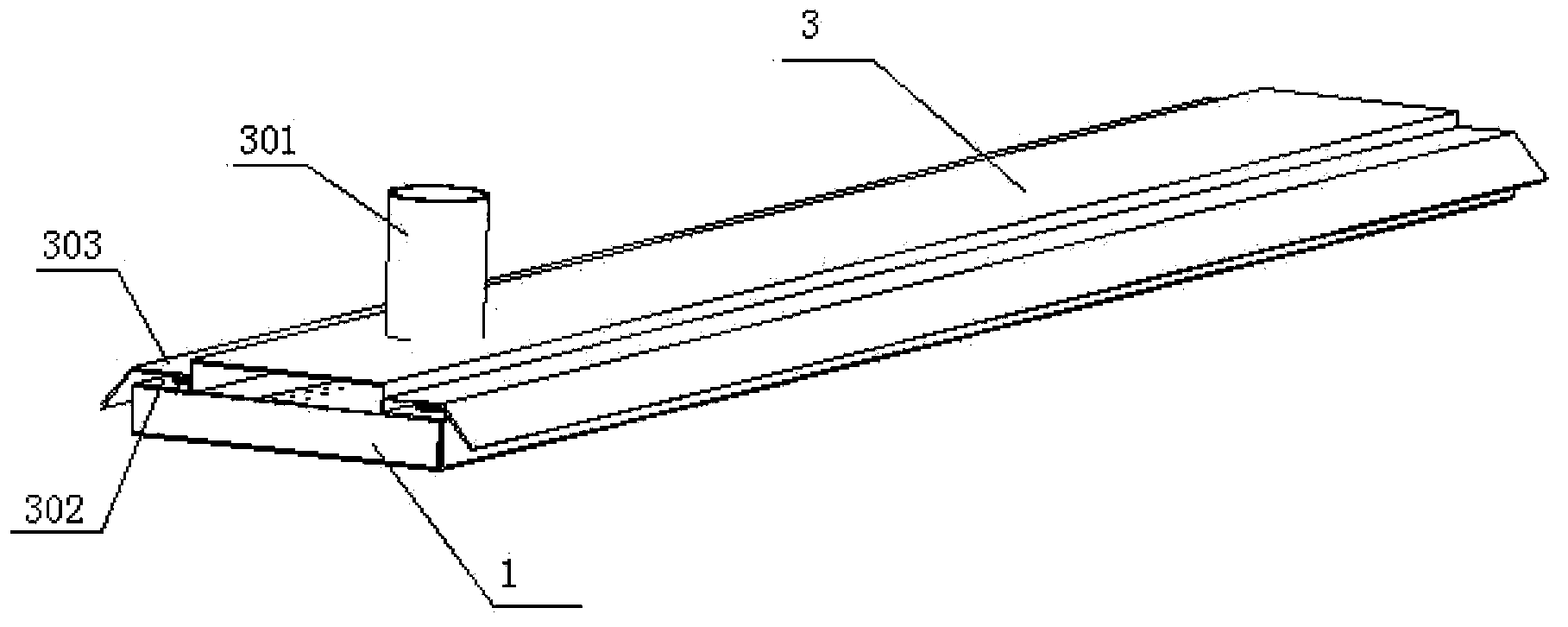 Distributor applied to falling film type evaporator