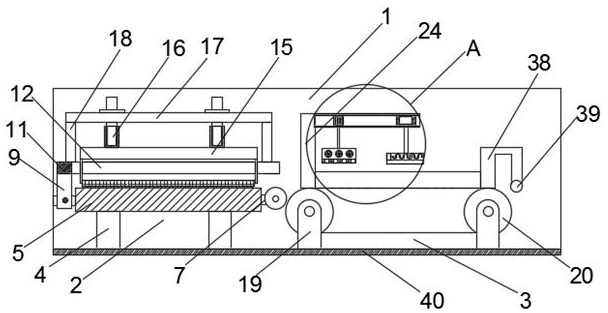 A fabric ironing device capable of rapidly cooling down