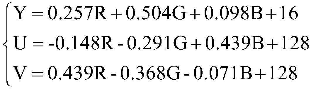 Method for fusing a color depth image and a gray scale depth image