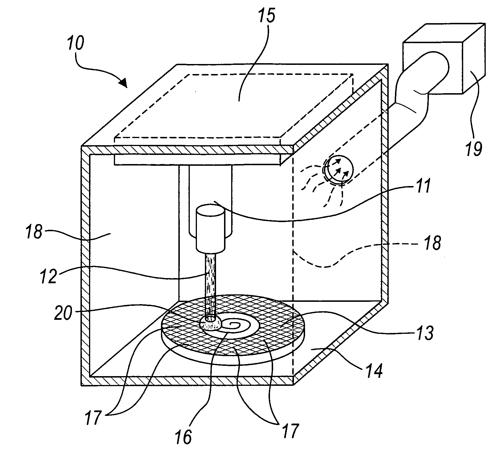 "Machine for removing surfaces of semiconductors and particularly surfaces with integrated circuits"