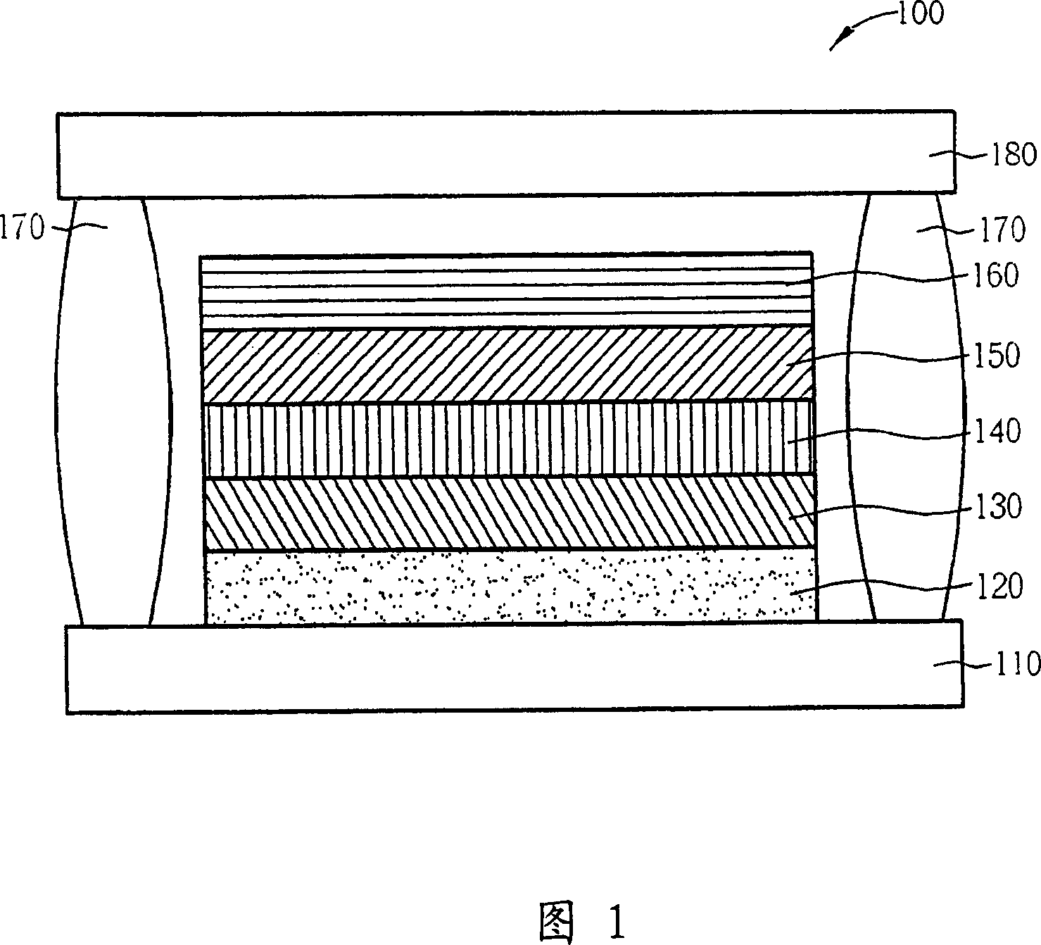 High-contrast organic luminous display