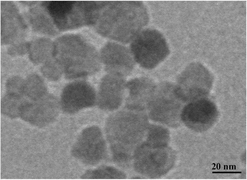 A kind of preparation method of nickel-zinc ferrite nanometer material doped with cobalt
