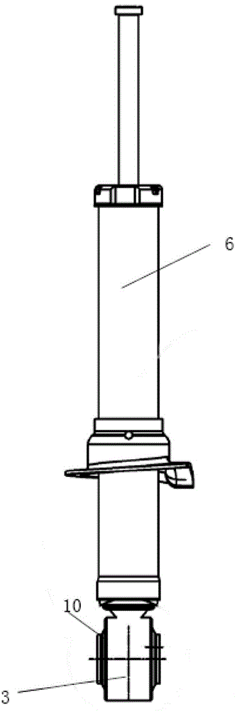 A kind of automobile shock absorber bushing and shock absorber