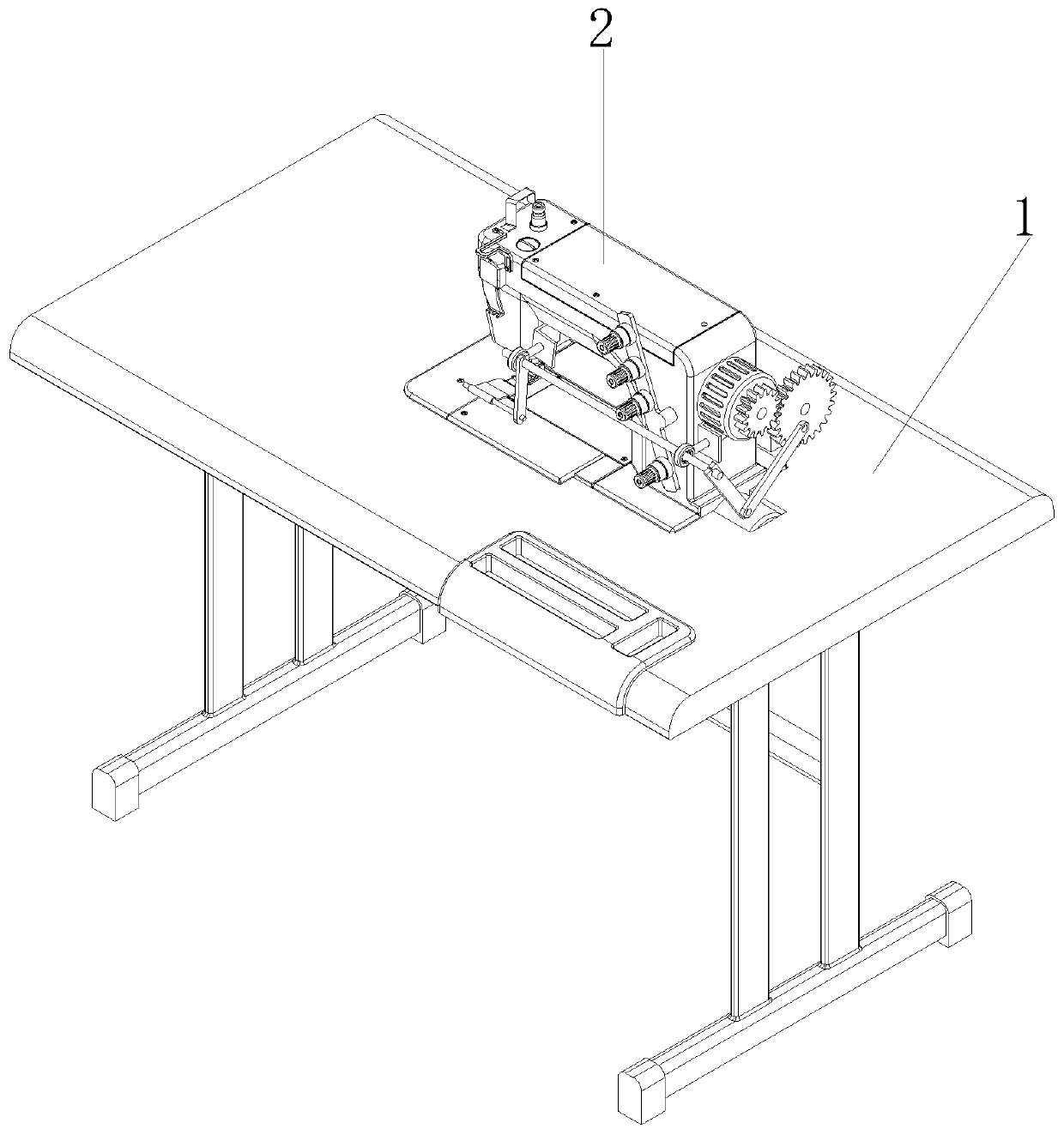 Cloth feeding mechanism for garment pleating machine