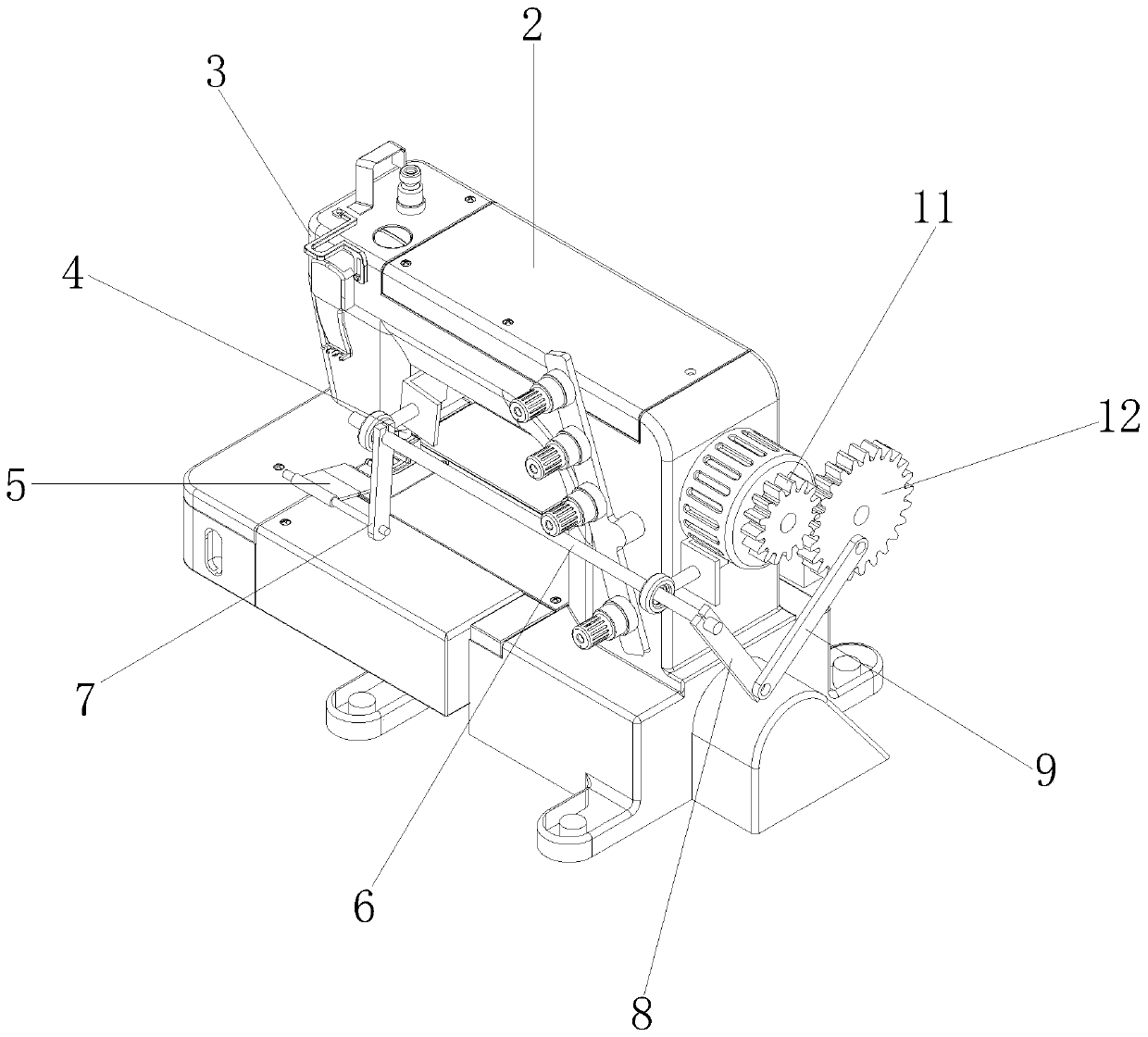 Cloth feeding mechanism for garment pleating machine