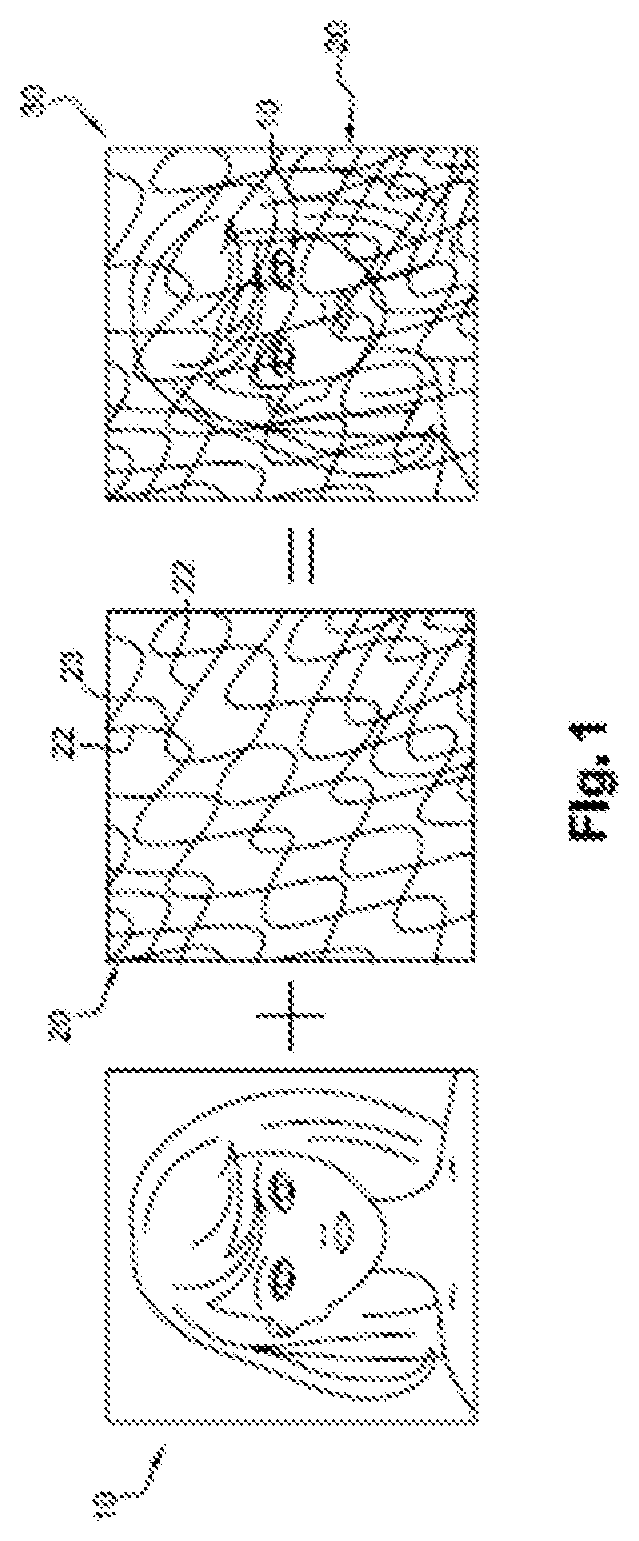 Method for generating variable  guilloche patterns, implementing device and identification document comprising such patterns