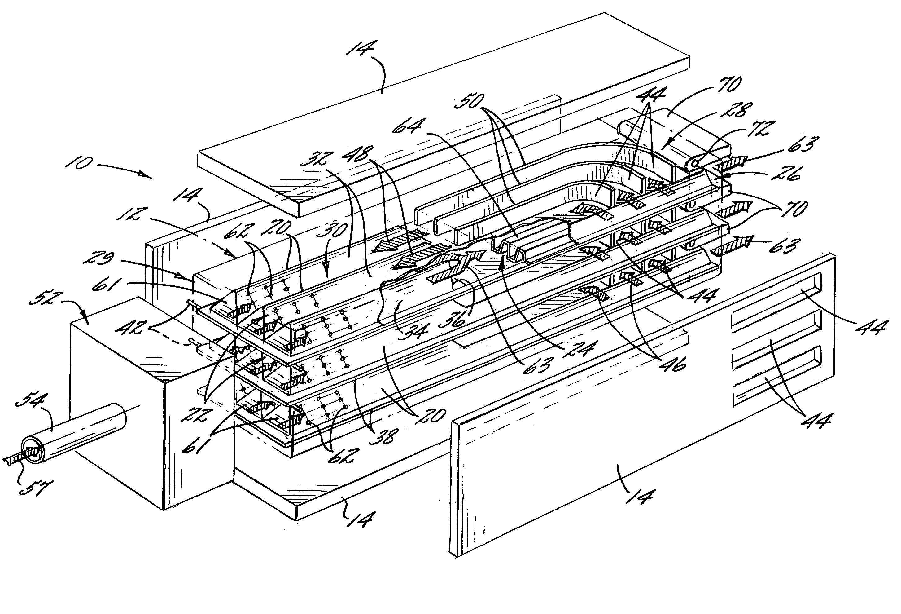 Formed sheet heat exchanger
