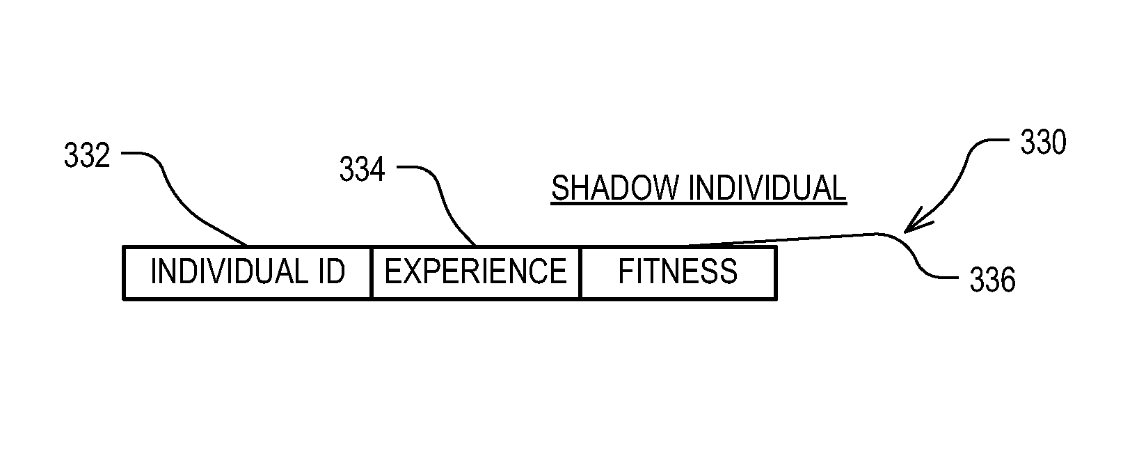 Data mining technique with shadow individuals