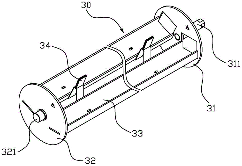 Combined transparent roller assembly