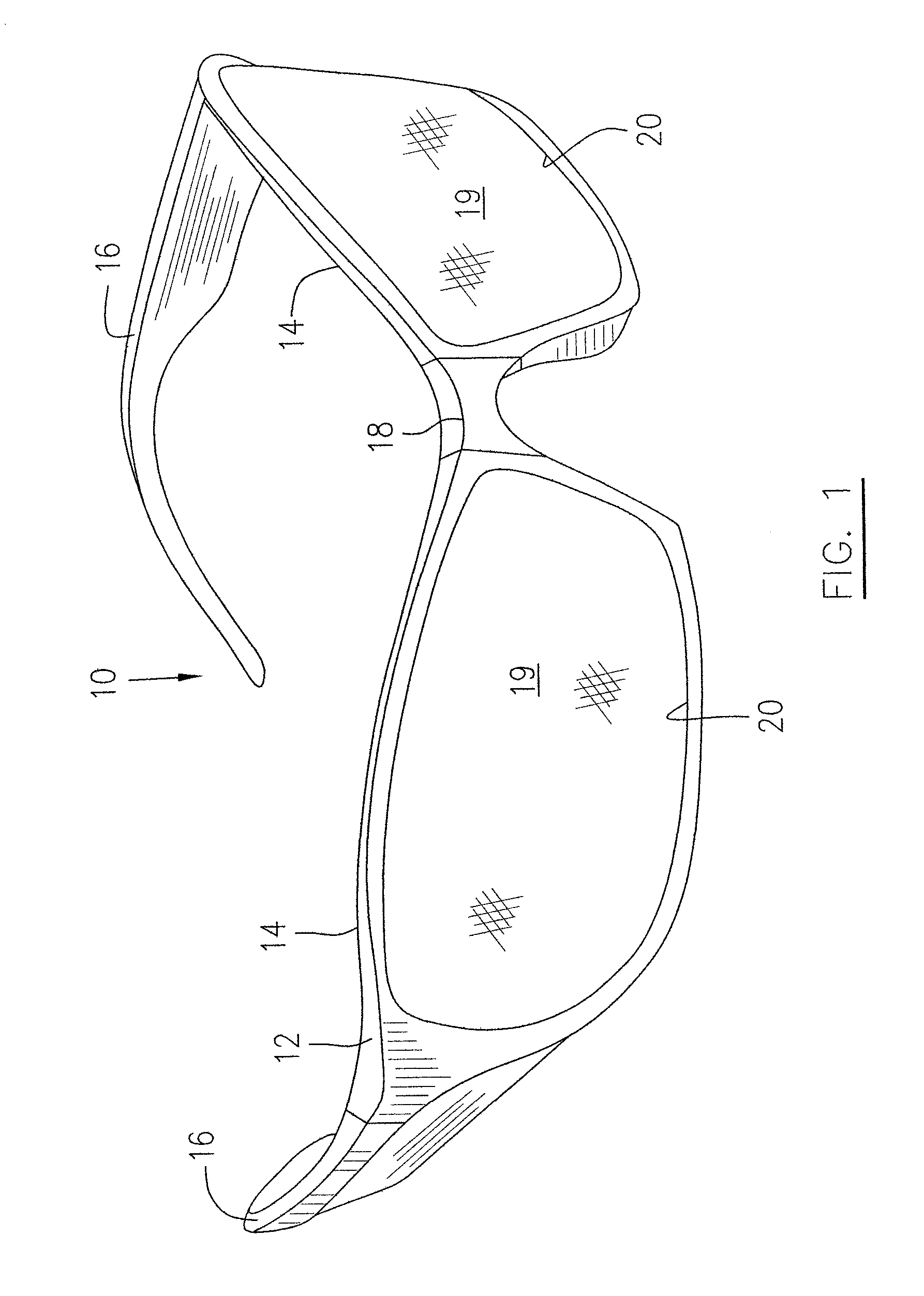 Method of making eyewear frame having sections joined with nose bridge