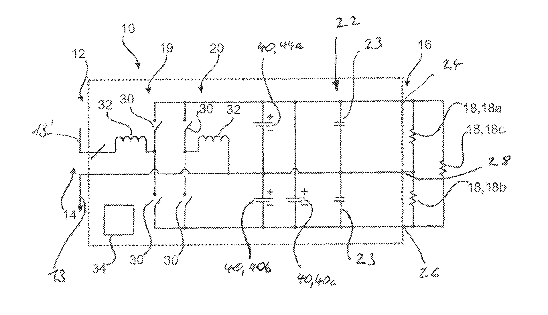 Uninterruptable power supply with balancing buck/boost converter