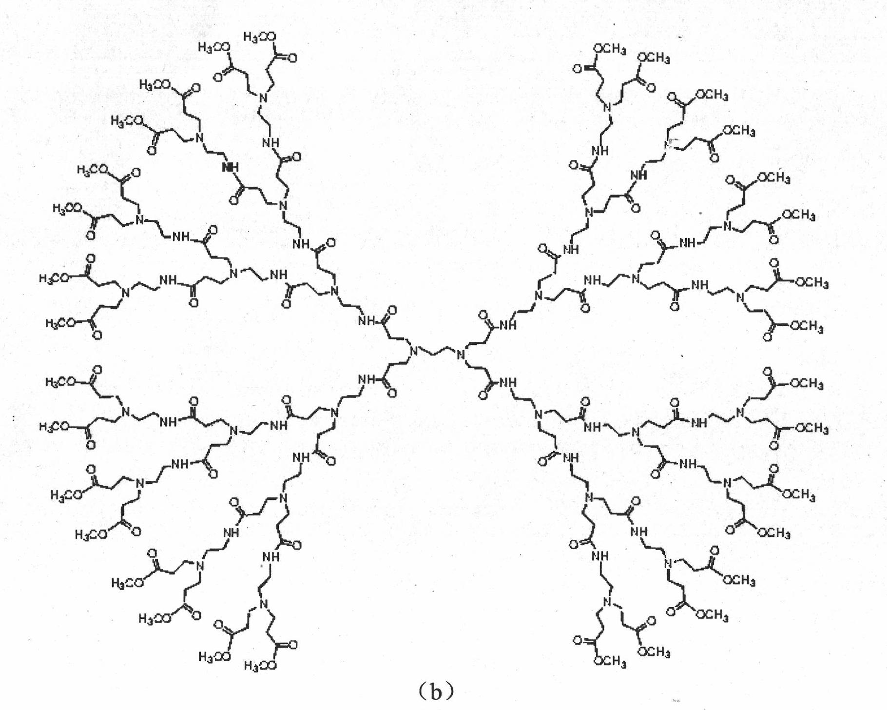 Polyamido-amine dendrimers -modified macroporous crosslinked chitosan microsphere and preparation method thereof