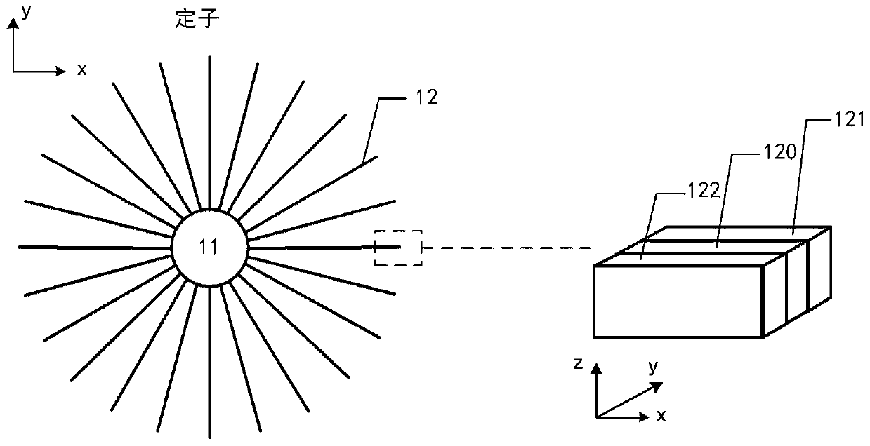 Power generation structure and energy collection device