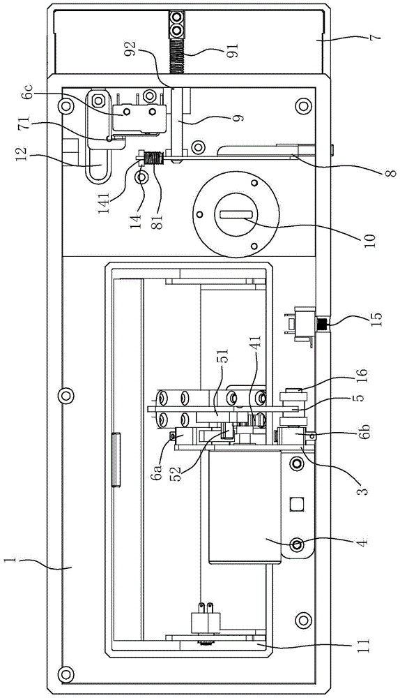 Tipping bucket safe panel device