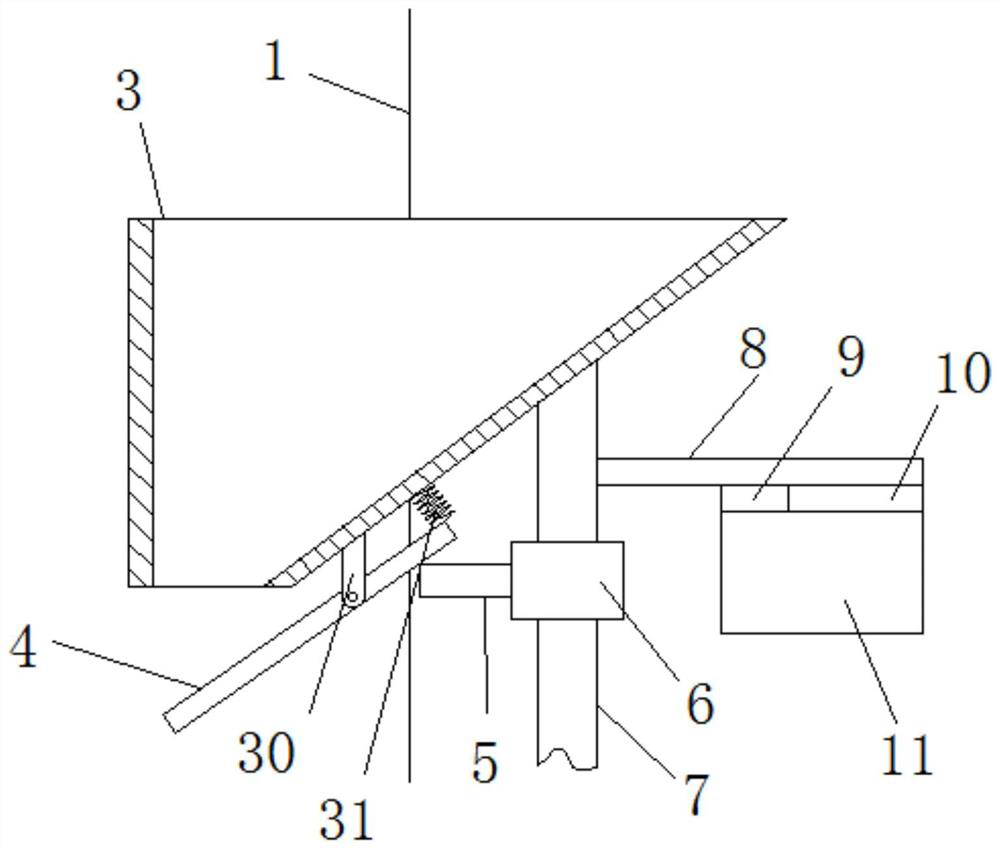 An output device for fruit quantitative packaging and its use method