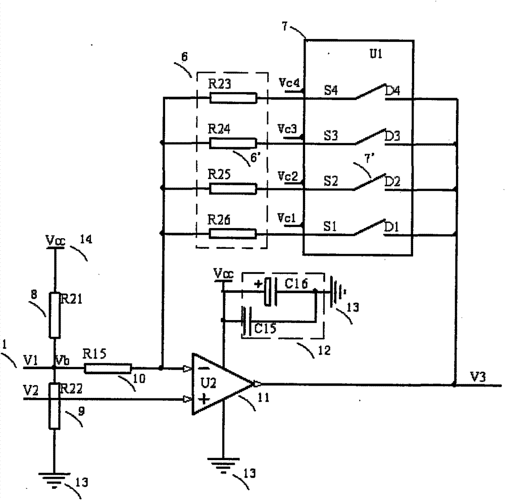 Differential amplifying circuit capable of automatically adjusting amplification factor