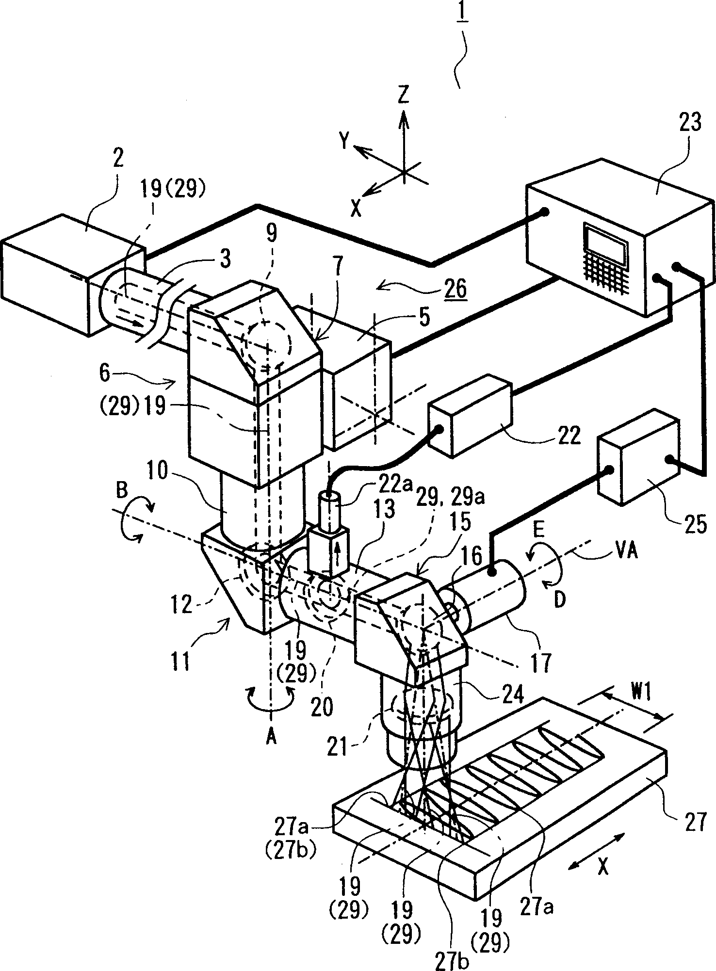 Laser quench controlling method and laser quencher