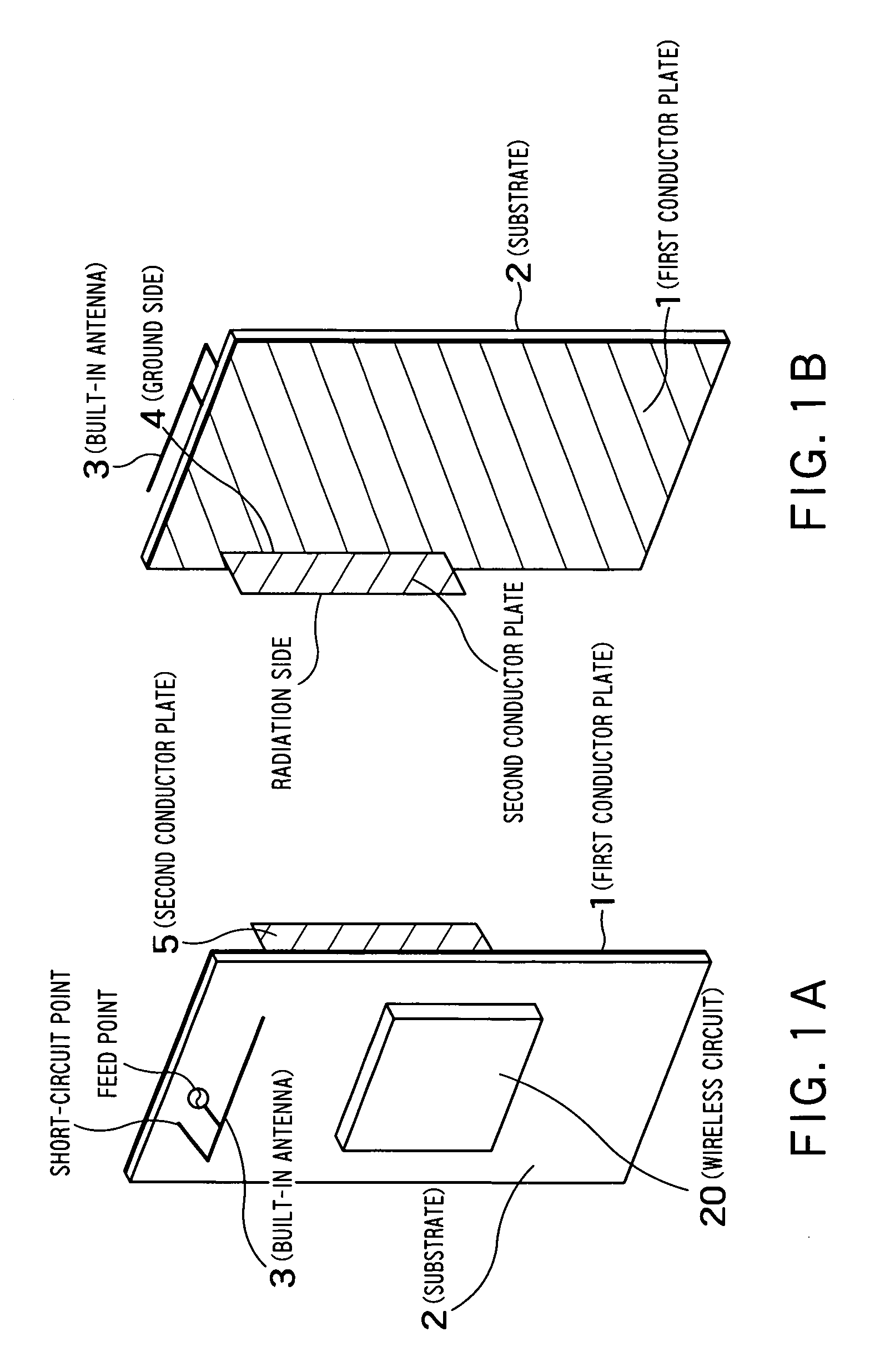 Mobile transceiver and antenna device