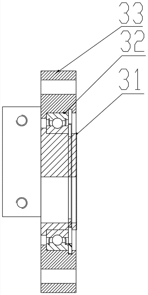 Front paper beating device used for stacking by stacking machine