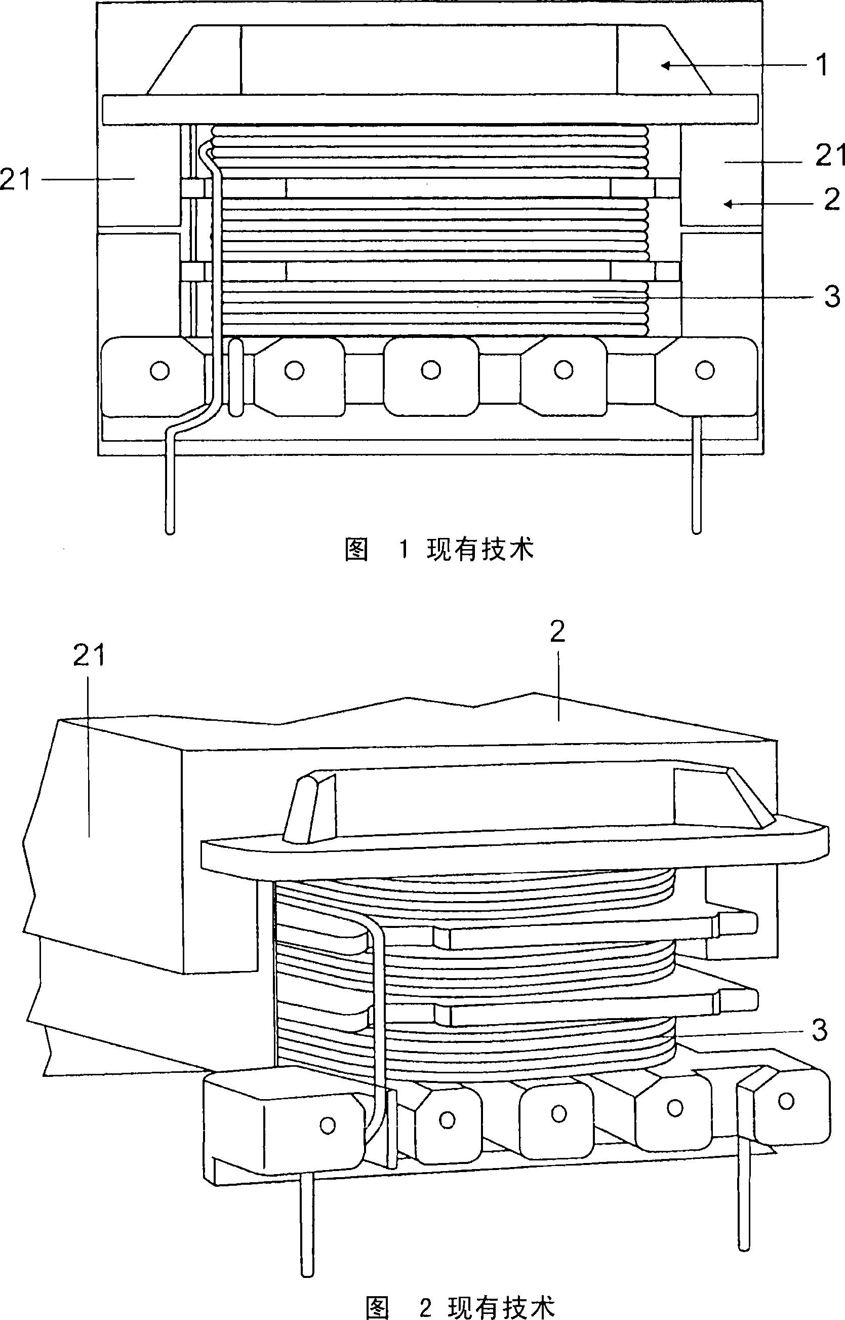 Coil body for an electric coil and method for producing an electronic element provided with said coil body