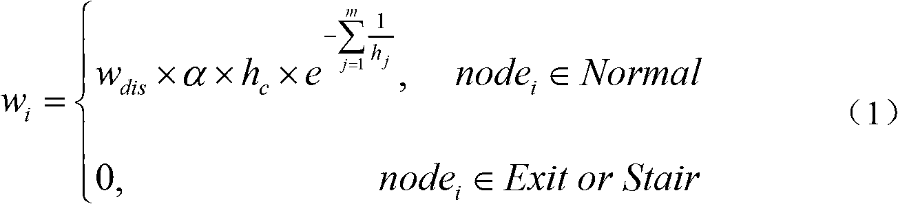 Three-dimensional emergency escape guiding method based on wireless sensor network