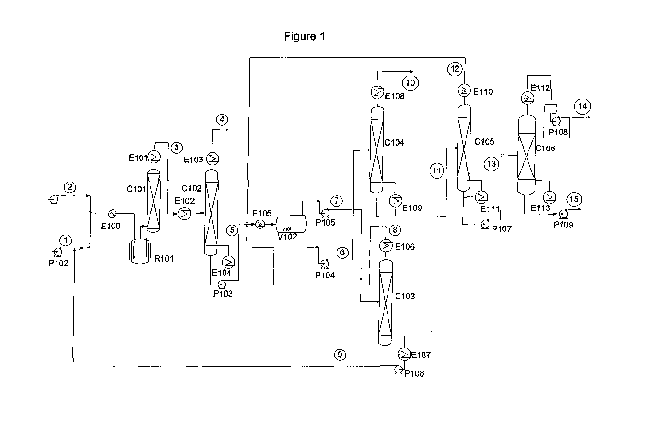 Separation of r-1233 from hydrogen fluoride